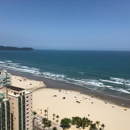 Apto Com Vista Para O Mar, 2 Vagas De Garagem E Churrasqueira Na Varanda Daire Praia Grande Dış mekan fotoğraf