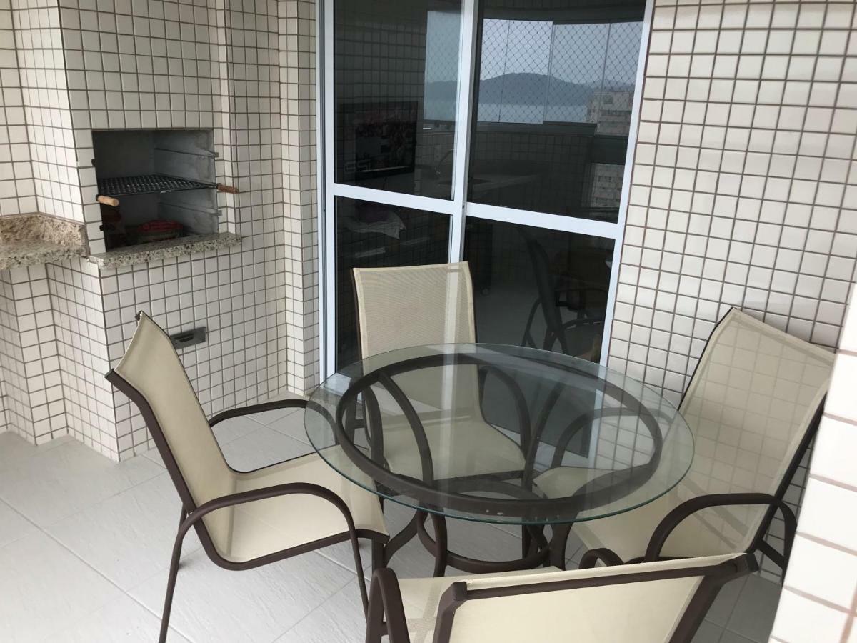 Apto Com Vista Para O Mar, 2 Vagas De Garagem E Churrasqueira Na Varanda Praia Grande Dış mekan fotoğraf