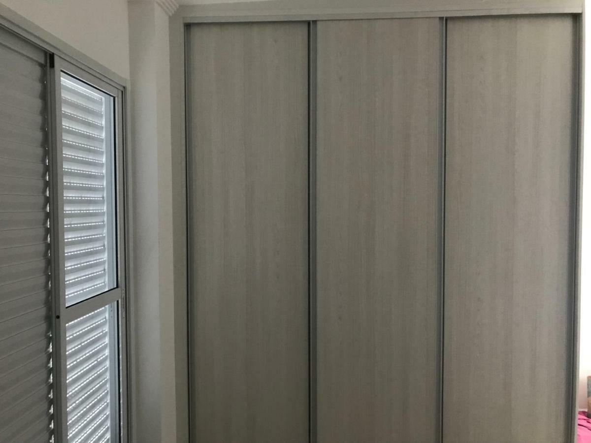 Apto Com Vista Para O Mar, 2 Vagas De Garagem E Churrasqueira Na Varanda Praia Grande Dış mekan fotoğraf