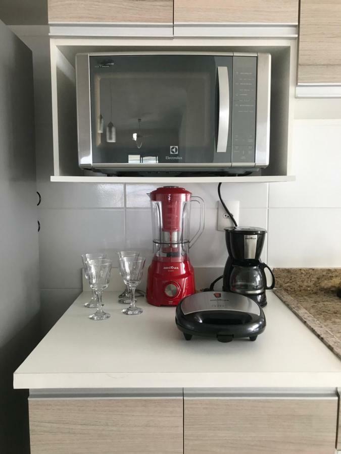 Apto Com Vista Para O Mar, 2 Vagas De Garagem E Churrasqueira Na Varanda Praia Grande Dış mekan fotoğraf