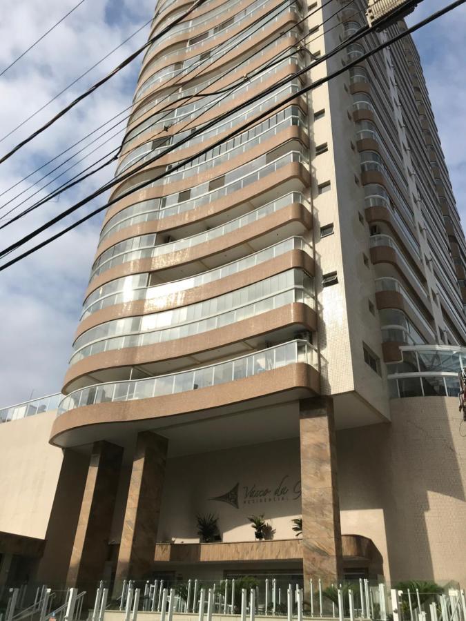 Apto Com Vista Para O Mar, 2 Vagas De Garagem E Churrasqueira Na Varanda Praia Grande Dış mekan fotoğraf