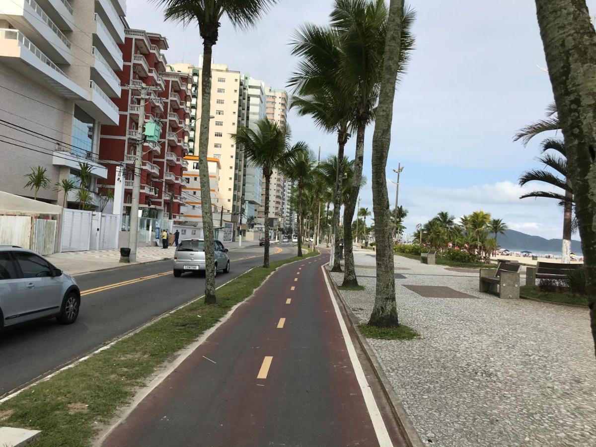 Apto Com Vista Para O Mar, 2 Vagas De Garagem E Churrasqueira Na Varanda Praia Grande Dış mekan fotoğraf