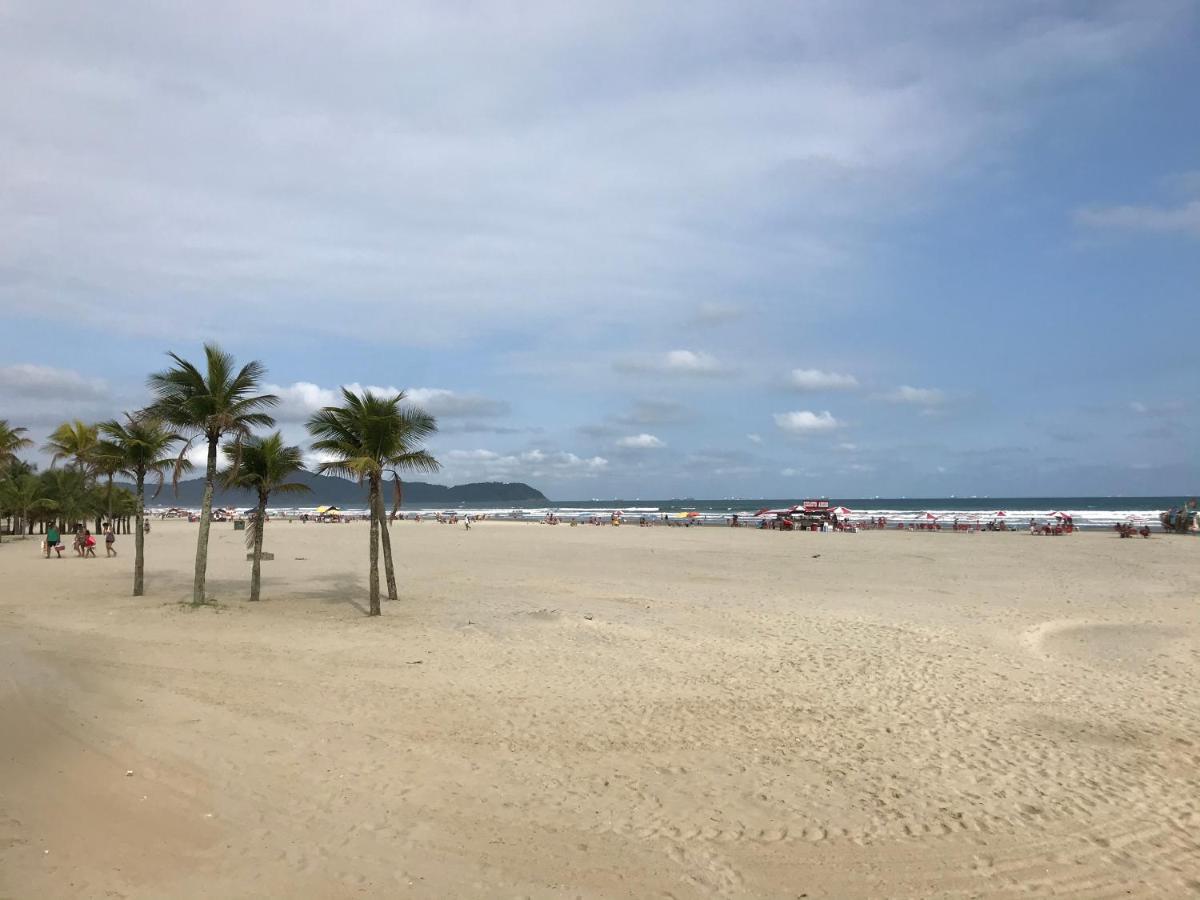 Apto Com Vista Para O Mar, 2 Vagas De Garagem E Churrasqueira Na Varanda Praia Grande Dış mekan fotoğraf