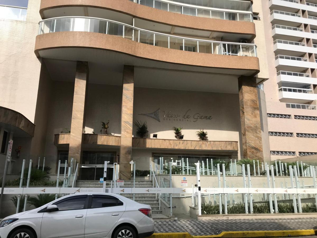 Apto Com Vista Para O Mar, 2 Vagas De Garagem E Churrasqueira Na Varanda Praia Grande Dış mekan fotoğraf