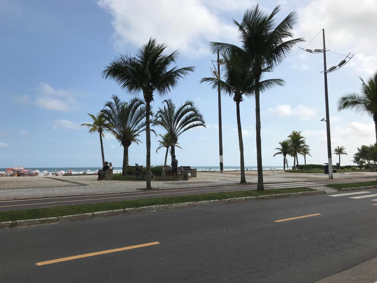 Apto Com Vista Para O Mar, 2 Vagas De Garagem E Churrasqueira Na Varanda Daire Praia Grande Dış mekan fotoğraf