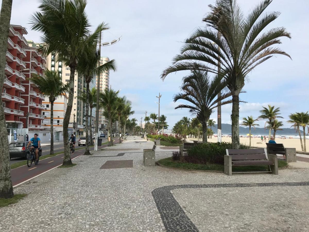Apto Com Vista Para O Mar, 2 Vagas De Garagem E Churrasqueira Na Varanda Praia Grande Dış mekan fotoğraf